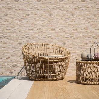 Veggflis <strong>Beas</strong>  Beige Matt 17x52 cm